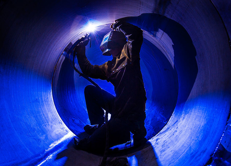 It seems like every year a welding shot from an industrial photography shoot makes it's way in to my best of blog.