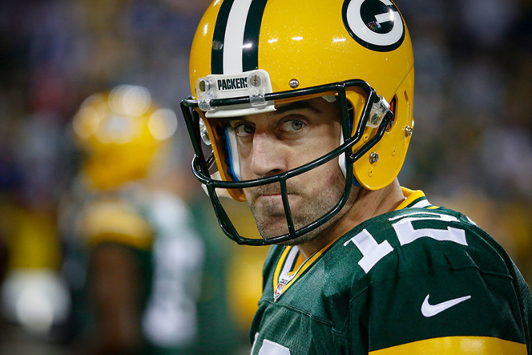 I try not to take it personal when Green Bay Packers quarterback Aaron Rodgers shoots me one of these looks.