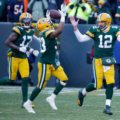 014 Green Bay Packers Aaron Rodgers Touchdown Throw
