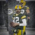 Green Bay Packers Defeat The Tennessee Titans In The Snow At Lambeau Field