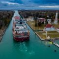 The Winter Fleet Arriving In Sturgeon Bay, Wisconsin